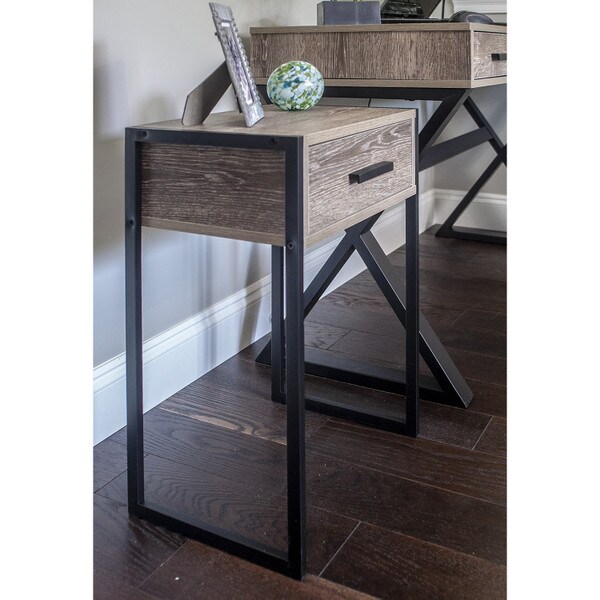 Industrial Look Side Table